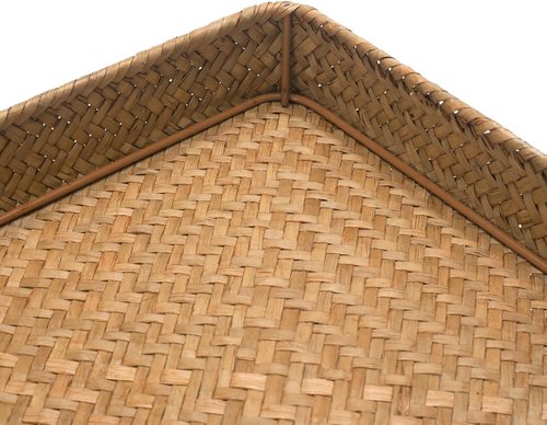 Seagrass Letter Tray - Woven Desk Organizer for Papers & Documents | Stylish Wicker Design