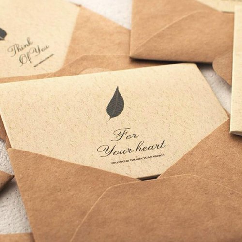 Kraft Envelopes | 100 Pack Brown Invitation Envelopes for Weddings, Baby Showers & Office (5.25" x 7.25")