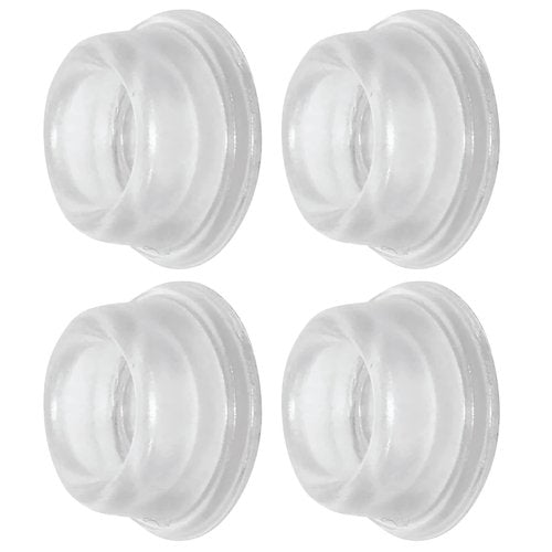 Door Stopper Wall Protector [4 Pack] - Clear Self Adhesive Rubber Door Bumpers. Prevent Damage to Walls from Door Knobs Handles - Door Stop