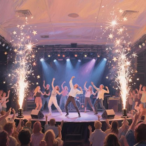 Premium Material 6.6ft-11.5ft (2-3.5m) Effect for Stage Light Cold Spark Machine Suitable for Wedding, Stage, DJ, Disco, Party Celebration Occasions (10 Packs)