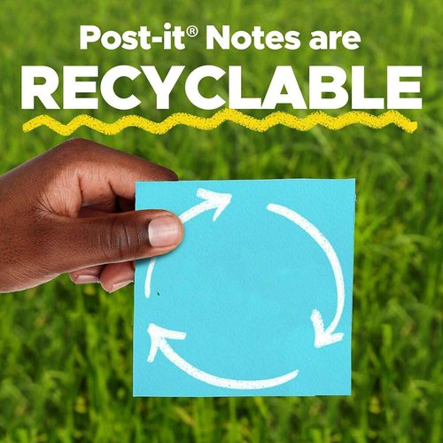 Post-it Energy Boost Collection Super Sticky Note, 4-inch x 6-inch, Lined, 45 Sheets/Pad, 24 Pads/Pack (660-24SSAU-CP)