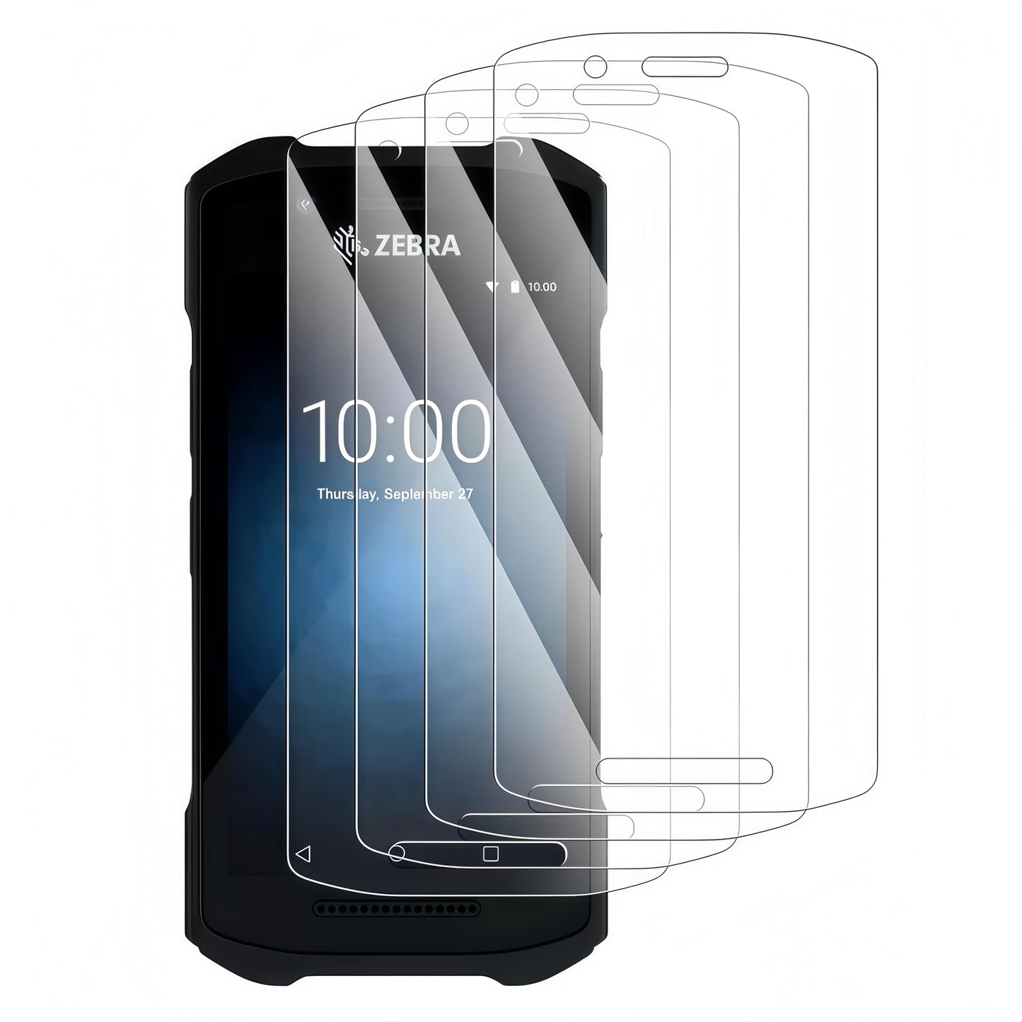 5pcs Screen Tempering Protector for Zebra TC21 TC210K TC26