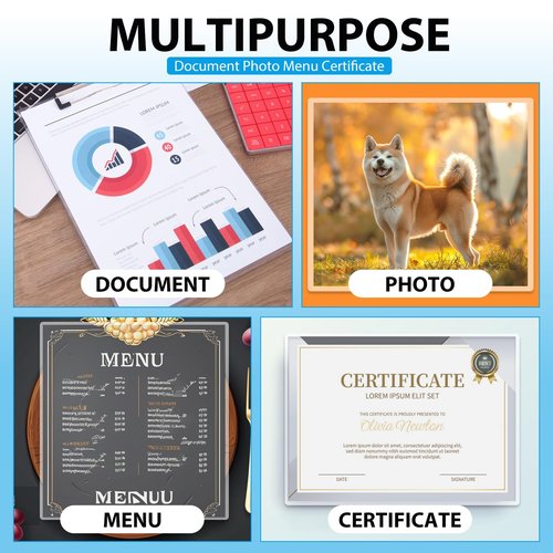 400 Pack Laminating Sheets, Holds 8.5 x 11 Inch Sheets, 3 mil, 9 x 11.5 Inches Thermal Laminating Pouches Lamination Sheet Paper for Laminator, Clear, Letter Size, Office and School Supplies