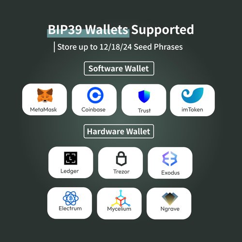 imKey S1 Fireproof Seed Phrase Storage – BIP39 Compatible Metal Backup for 12/18/24 Word Mnemonic bitcoin metal waterproof notebook ethereum seed storage eth solana crypto wallet