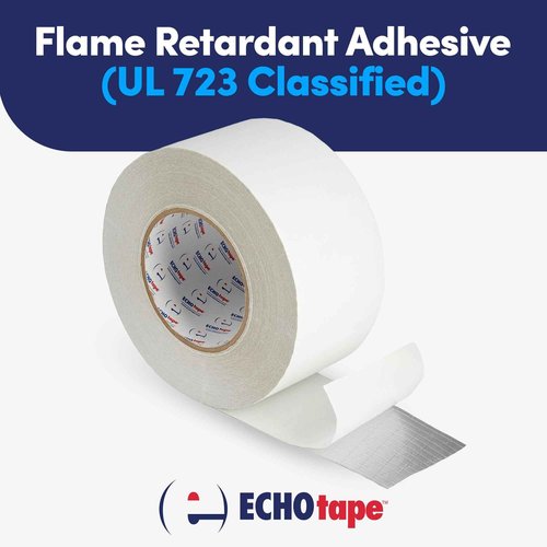 ECHOtape FS-J7744 | All Weather ASJ Kraft Insulation Facing Tape | Insulation Seaming, Sealing, Repair Tape | High Performance Adhesive | White ASJ Kraft Tape | Contractors Tape | 2.83 in x 50 yds