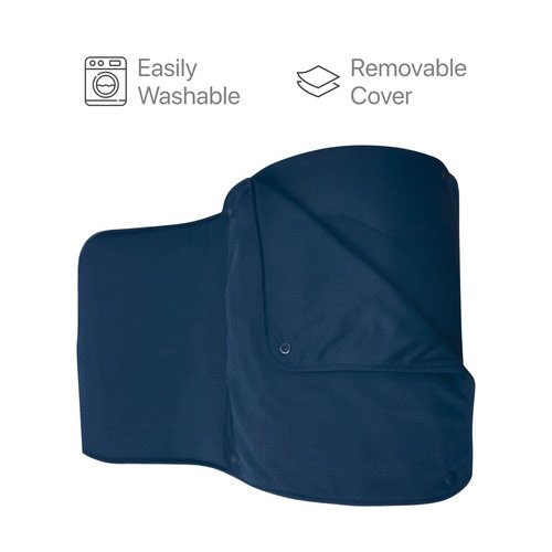 2-in-1 Shiatsu & Vibration Massager Footrest – Ergonomic Under Desk Footrest for Home or Office – Adjustable, Portable & Wireless