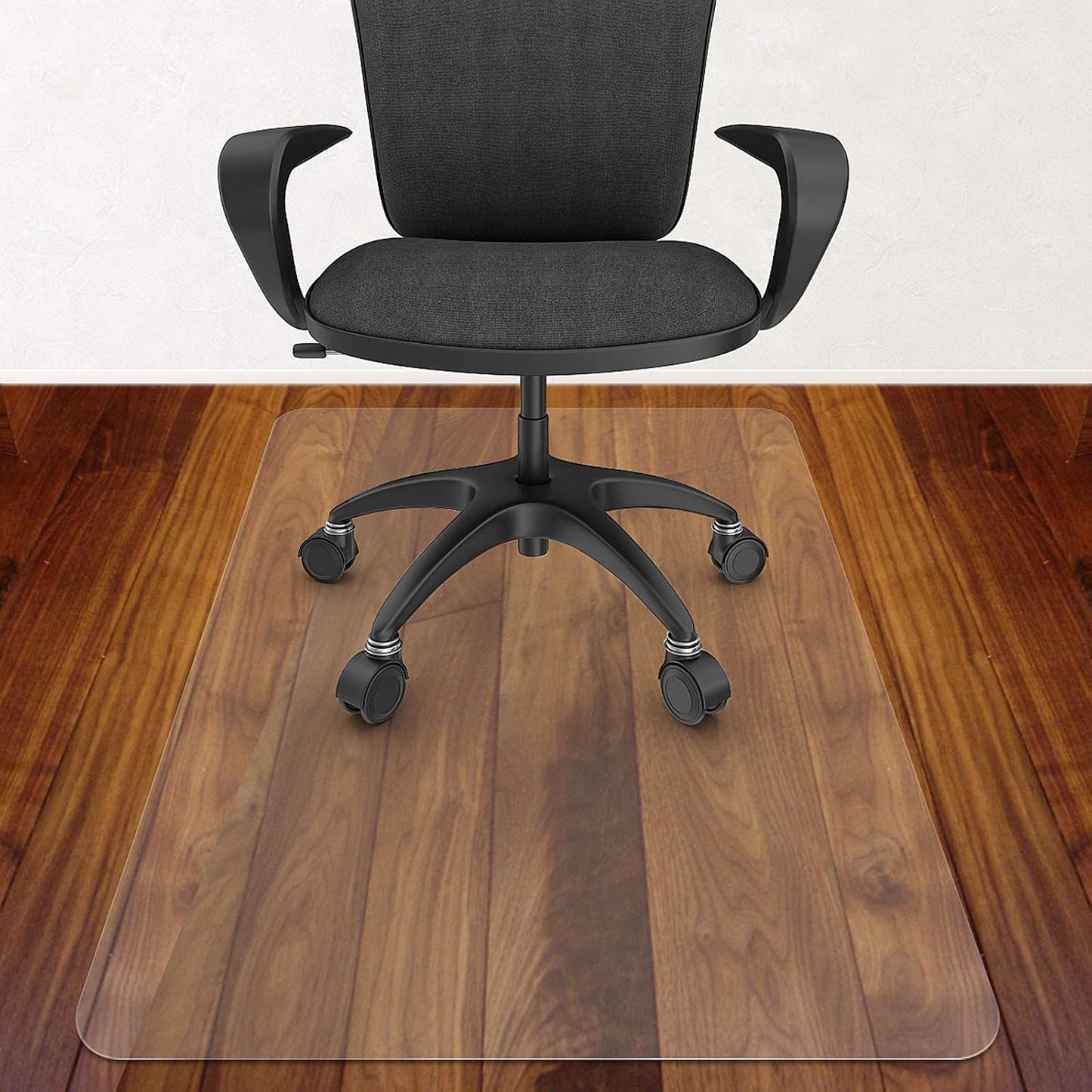 Azadx Office Chair Mat - Clear Plastic Protector for Hardwood Floors | 36" x 48" Easy Glide Design