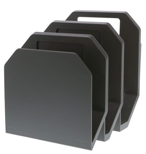 Bostitch Office 3-Piece File Organizer, Includes Cubicle Hanger, Gray