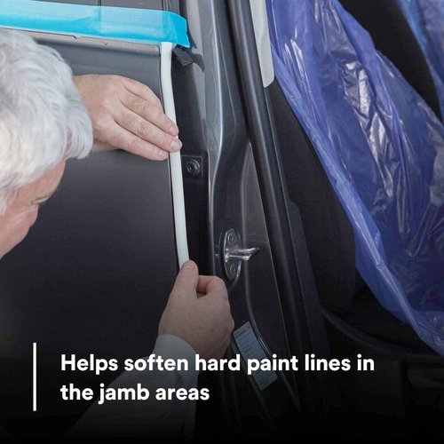 3M Soft Edge Foam Masking Tape 06298, Professional Grade, Quick and Effective Seal, Flexible, Adjustable, 21 mm x 49 m