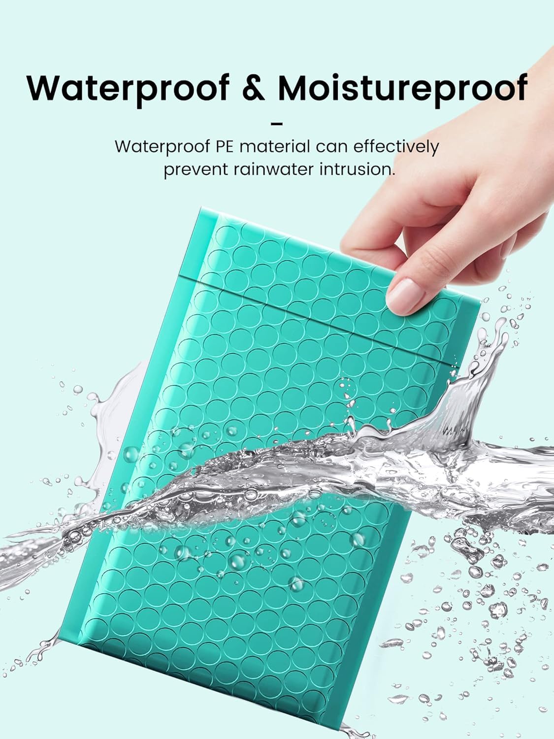 GSSUSA Teal Bubble Mailers 6x10 Small Padded Envelopes 9600 Pack,Strong Adhesion Shipping Mailer Self-Seal Bubble Envelopes for Small Business