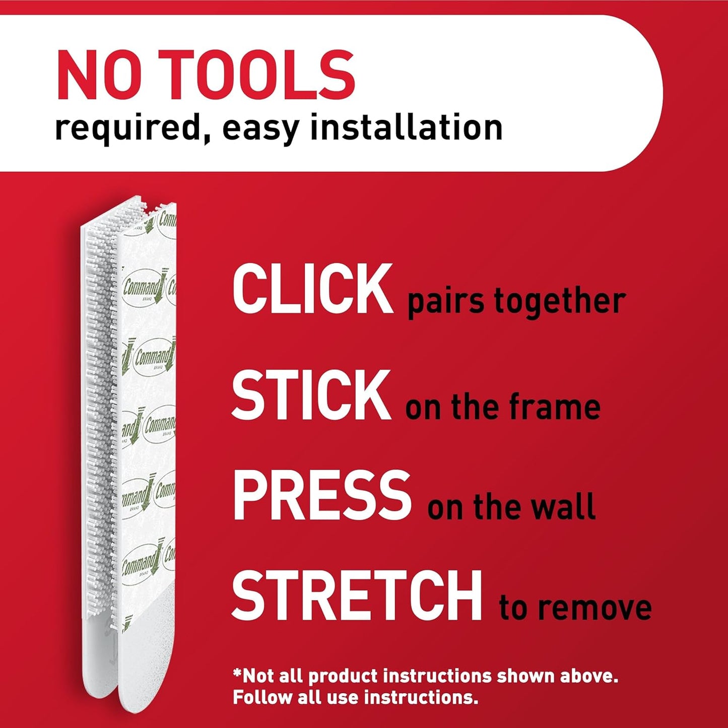 Command 4 lb Small Picture Hanging Strips - 18 Pairs for Damage-Free Wall Decor | White Adhesive Strips