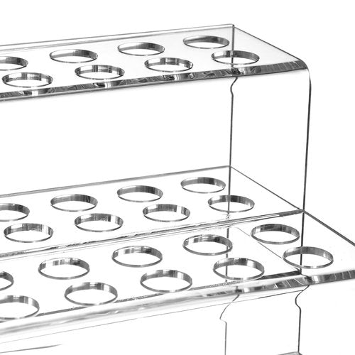 Ciieeo Penholder Art Brush Organizer Acrylic Pen Holder Stand Pencils Markers Desk Stand Nail Stuff Organizer Makeup Box Clear Plastic Bins Pens Storage Rack