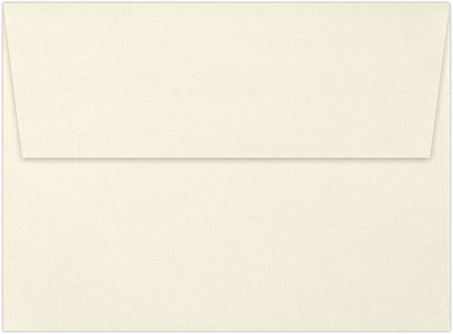 LUXPaper A7 Invitation Envelopes | Peel & Press | 5 1/4" x 7 1/4" | Natural Linen | 80lb. Text | 250 Qty