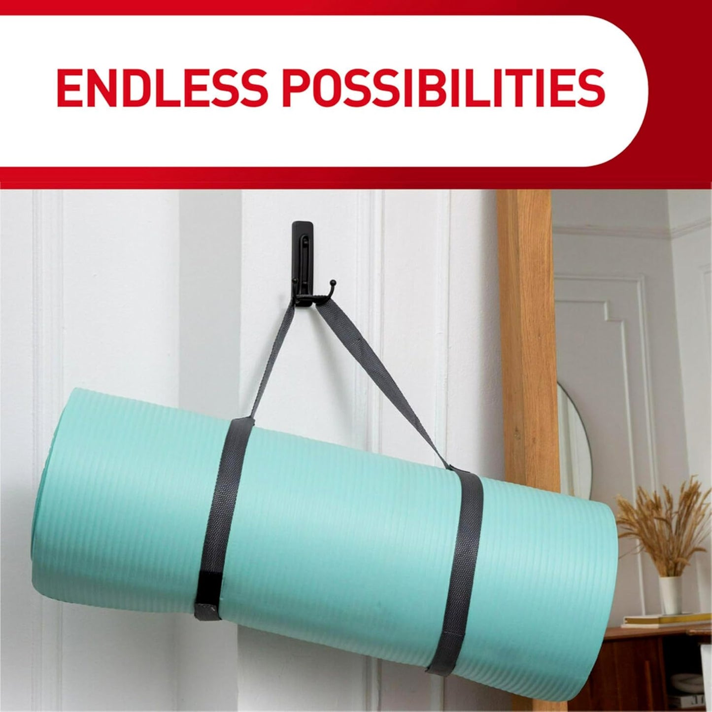 Command Indoor Medium Replacement Strips - Damage-Free Wall Hanging Hooks | 36 Strips, Holds Up to 3 lb, White
