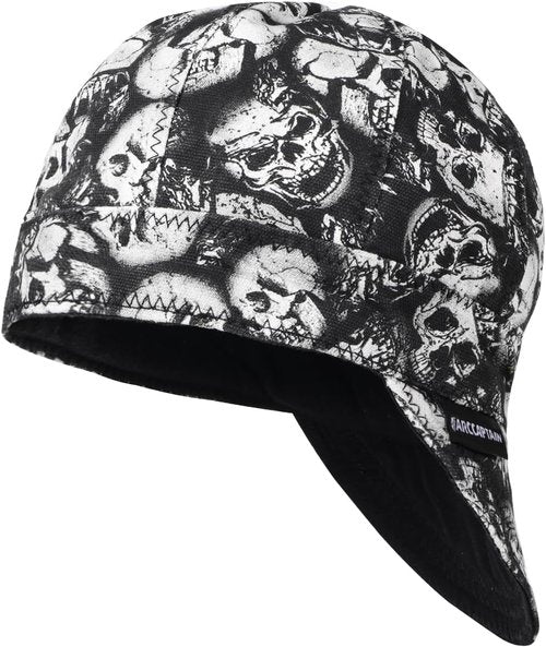 ARCCAPTAIN Reversible Welding Cap, 8 Panel Protective Cap, 10 oz Fireproof Cotton Comforts for Safety and Protection While Welding to Men Women, 7 1/8