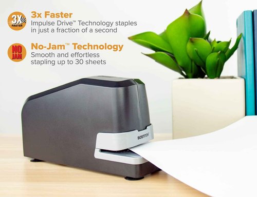 Bostitch Impulse Drive Electric Stapler and Bostitch Office Premium Standard Staples