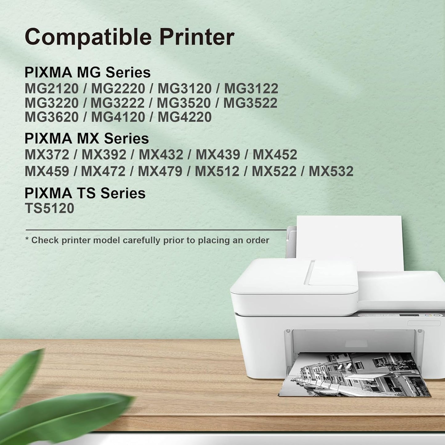 PG-240 XL 240XL Black Ink Cartridge Replacement for Canon 240XL Ink Cartridge - Works with Canon PIXMA MG3620, MG2120, MG3120, MG4120, MG2220, MG3220, MG3520, MX472, TS5120 Printers (Black, 2 Pack)
