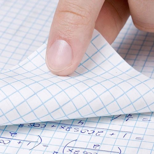 Rosmonde 1 Subject Graph Paper Spiral Notebook, 24 Pack, 70 Sheets (140 Pages), 8 x 10-1/2" Bulk 4x4 Spiral Bound Grid Notebooks, 3 Hole Punched Single Subject Quad Ruled Spiral Notebooks for School