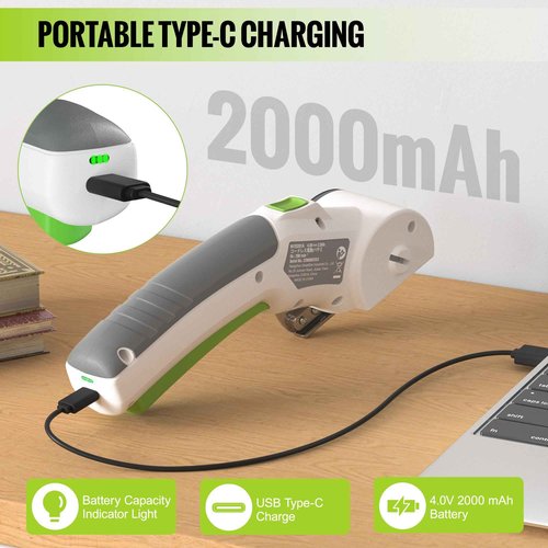 WORKPRO Cordless Electric Scissors with 2 Blades & WORKPRO Cordless Electric Scissors