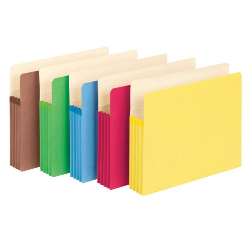 Smead File Pockets and Jackets Letter Size Bundle (5 Pack)