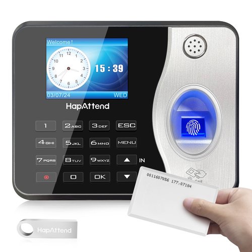 RFID Cards Compatible with Time Clock TC1 TC2 MB1 MB2 - Thin RFID Proximity Employee Badges for HapAttend H1 H2 H3 Time Clocks Small Business (10 Pack)