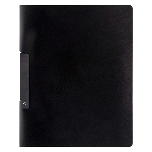 Juvale 10 Pack Clear Report Covers with Sliding Bar and Swing Clip for Letter Size Documents, Presentation, Resume (Black, 9 x 11 Inches)