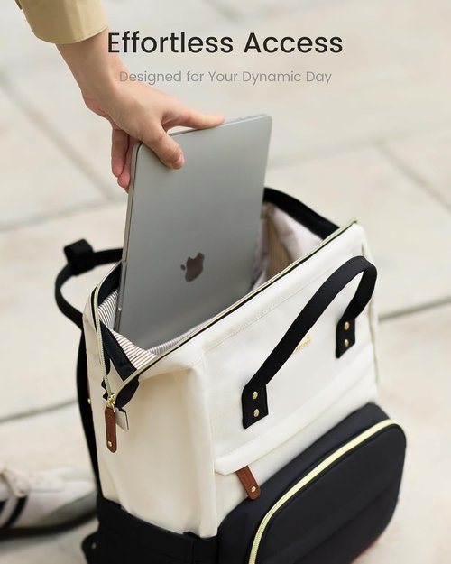 LOVEVOOK Laptop Backpack - 15.6 Inch Waterproof Business Bag with Large Capacity for Women