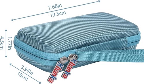 Khanka Carrying Case - Light Blue for Texas Instruments TI-30Xa, TI BA II Plus, TI-30XIIS, TI-30XS MultiView & TI-36X Pro