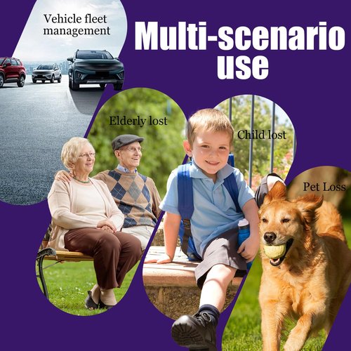 GPS Tracker for Vehicles,Cars,Kids,Pets,and Motorcycles | Real-Time Location Tracking | No Monthly Fee No Subscription | Mini Hidden GPS Tracker Device for Car,Dog,Elderly,and Personal Use