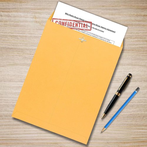 EnDoc Clasp Envelopes | 10x13 Inch Brown Kraft - 30 Pack Heavyweight with Clasp Closure & Gummed Seal