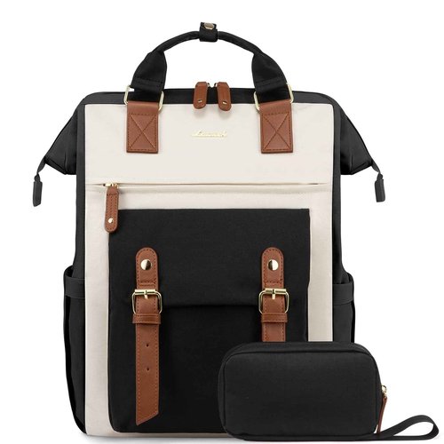 LOVEVOOK 18 Inch Laptop Backpack for Women, Extra Large Travel Backpack, Teacher Nurse Work Bag, Business Computer Bag, College Backpack with Luggage Strap, Waterproof, USB Port