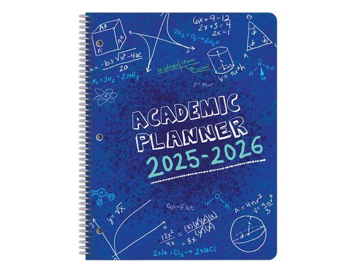 Dated Middle High School Student Planner 2025-2026 Academic School Year, Large (8.5" by 11") Matrix Style Datebook with Classic Middle/High Matrix Cover