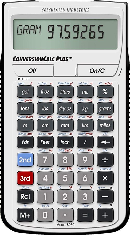 Calculated Industries 8030 ConversionCalc Plus Ultimate Professional Conversion Calculator (3-Pack)