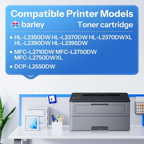 Brother TN730 Toner Cartridge - High-Quality Black Replacement for DCP-L2550DW & MFC-L2750DW | 2-Pack