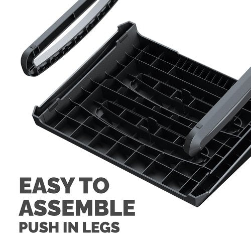 Fellowes Breyta Ergonomic Adjustable Foot Rest Black