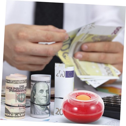 HYTROVE 5Pcs Moistener Sponge for Money Counting Non Slip Desktop Wetting Tool for Efficient Paper Sorting for Bank Tellers and Cashiers