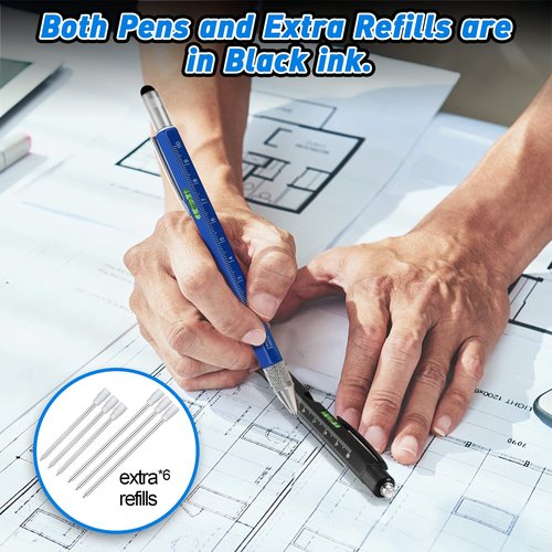 ZOOI Gifts for Men, 9-1 Multitool Pen, Gift for Men who Have Everything, Mens Dad Gifts for Dad Him,Grandpa, Husband, Cool Gadgets Tools, Mens Stocking Stuffers
