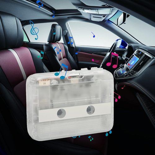 ASHATA Portable Cassette Player - Retro Tape to MP3 Converter with Earphones for PC & Laptop