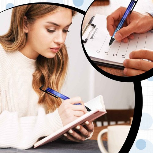 Yexiya Sublimation Pens Blank Heat Transfer Pen Sublimation Ballpoint with Shrink Wrap White Aluminum Customized School Supplies for Christmas DIY Office School Stationery Supplies(100 Set)