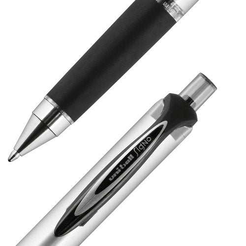 Uniball Signo 207 Impact RT Gel Black Ink Pens, Bulk Pens 12 Pack with 1.0mm Bold Points, Uniball Pens Office Supplies, Black Pens & uniball Gel Pens, 207 Signo Gel