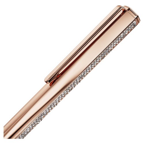 Swarovski Crystal Shimmer ballpoint pen, Rose gold tone, Rose gold-tone finish