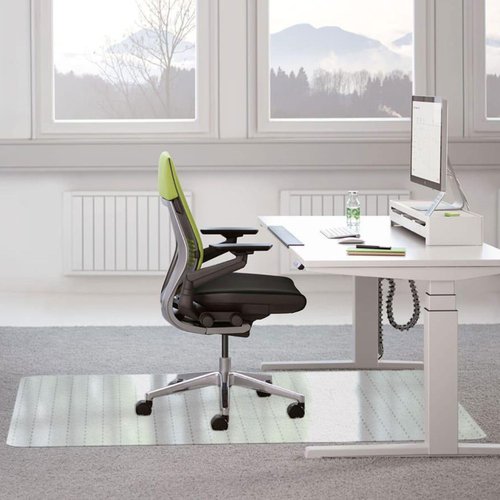 Office Chair Mat for Carpet with Studs, Desk Chair Mat for Carpeted Floor,Floor Mat for Carpet Office Chair,Plastic Carpet Chair Mat Floor Protector (Clear, 30"x48"x0.08" Rectangle)