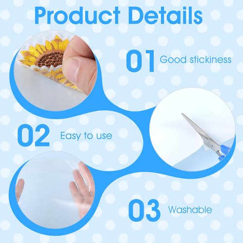 11.8inch x 10 Yards Iron On Fabric Adhesive Patches Film Double Sided Fusible Interfacing for Sewing Medium Weight Double-Sided Press-on Patch Heat Melt Fabric Glue for Appliques Quilting and Sewing