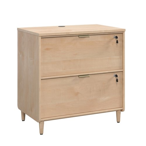 Sauder Clifford Place 2-Drawer Lateral File Cabinet, Natural Maple Finish