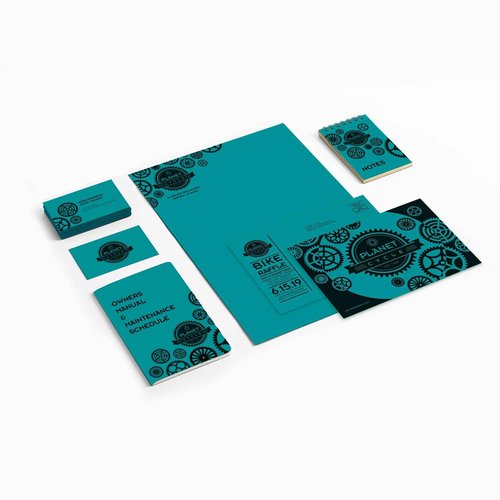 Neenah Wausau Astrobrights Colored Cardstock, 8.5” x 11”, 65 lb/176 GSM, Terrestrial Teal, 250 Sheets (21855) (Pack of 2)