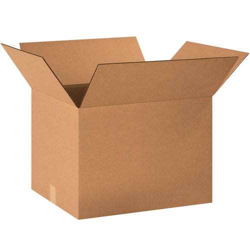 Aviditi HD201614 Heavy-Duty Single Wall Corrugated Cardboard Box, 20" L x 16" W x 14" H, Kraft, for Shipping, Packing and Moving (Pack of 15)