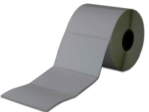 IDEALSEAL Compatible Replacment for Zebra Technologies Compatible 10010044 Z-Select 4000D Paper Label, Direct Thermal, Perforated, 3" x 2", 1" Core, 5" OD (Roll of 1240, (4 Rolls)