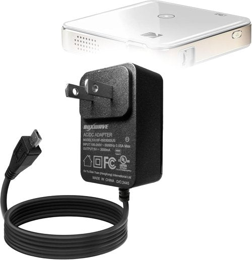 BoxWave Charger for Kodak Luma 150 Portable Wireless Projector - 15W Wall Charger with 3ft Cable for Rapid Charging