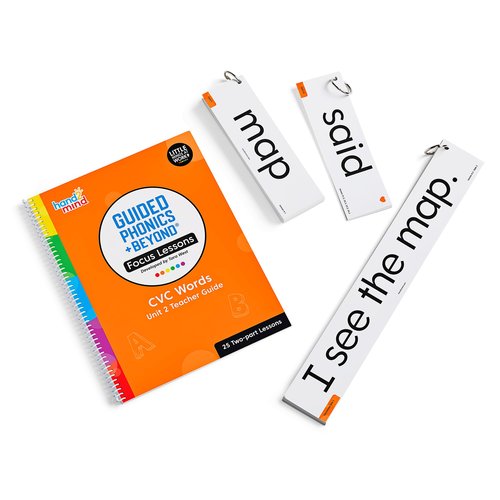 hand2mind Guided Phonics + Beyond Focus Lessons Unit 2 Teacher Guide, Science of Reading Classroom Materials, Kindergarten Homeschool Curriculum Supplies, Early Childhood Education Materials