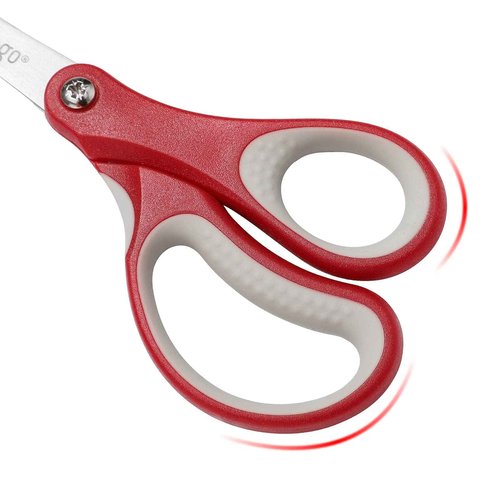 LIVINGO 24 Pack 5” Kids Scissors, Blunt Safety Blade, Left/Right Handle, Bulk School Supplies Preschool Shears for Teachers Student Toddler Children Classroom Crafting Cutting Paper